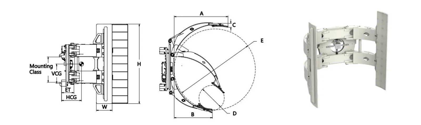 Wontonne-Forklift-Attachments-Tyre-Clamp-Rotating-Type-01 Wontonne-Forklift-Attachments-Tyre-Clamp-Rotating-Type-01